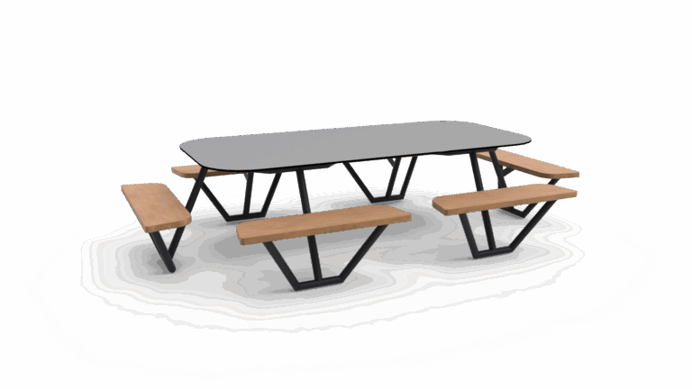Picknicktafel FIBER 12 (Hout)