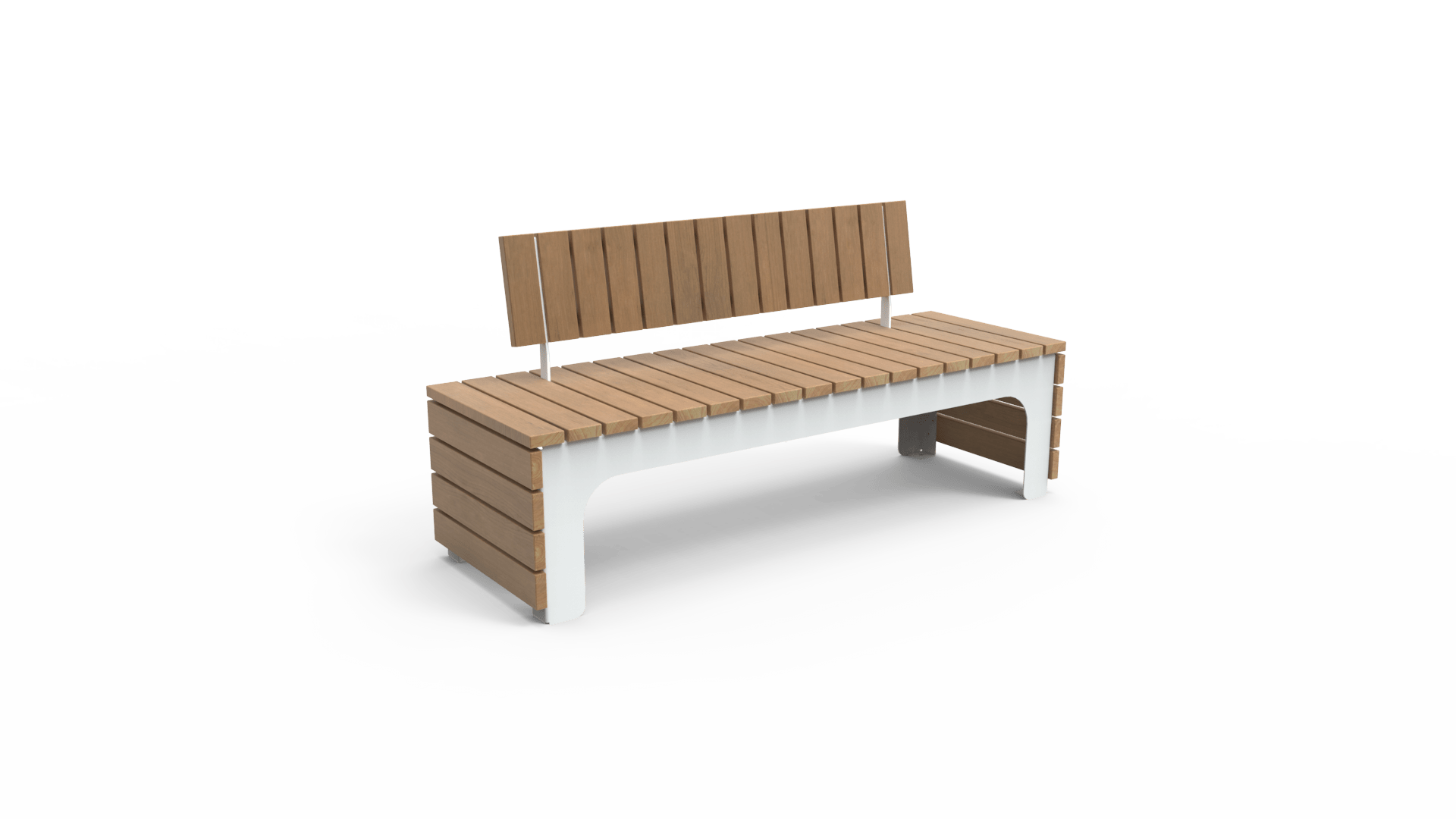 De Tuinbank BLOCKS Cross Comfort van Inter Desing in de omgeving (2)