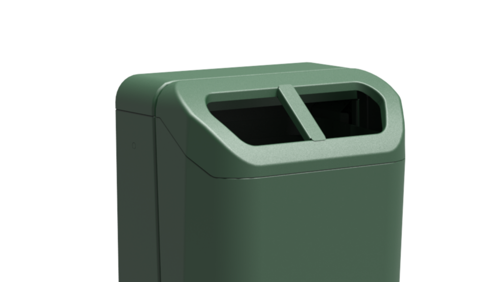 Dulce afvalbak met inworpverkleiner