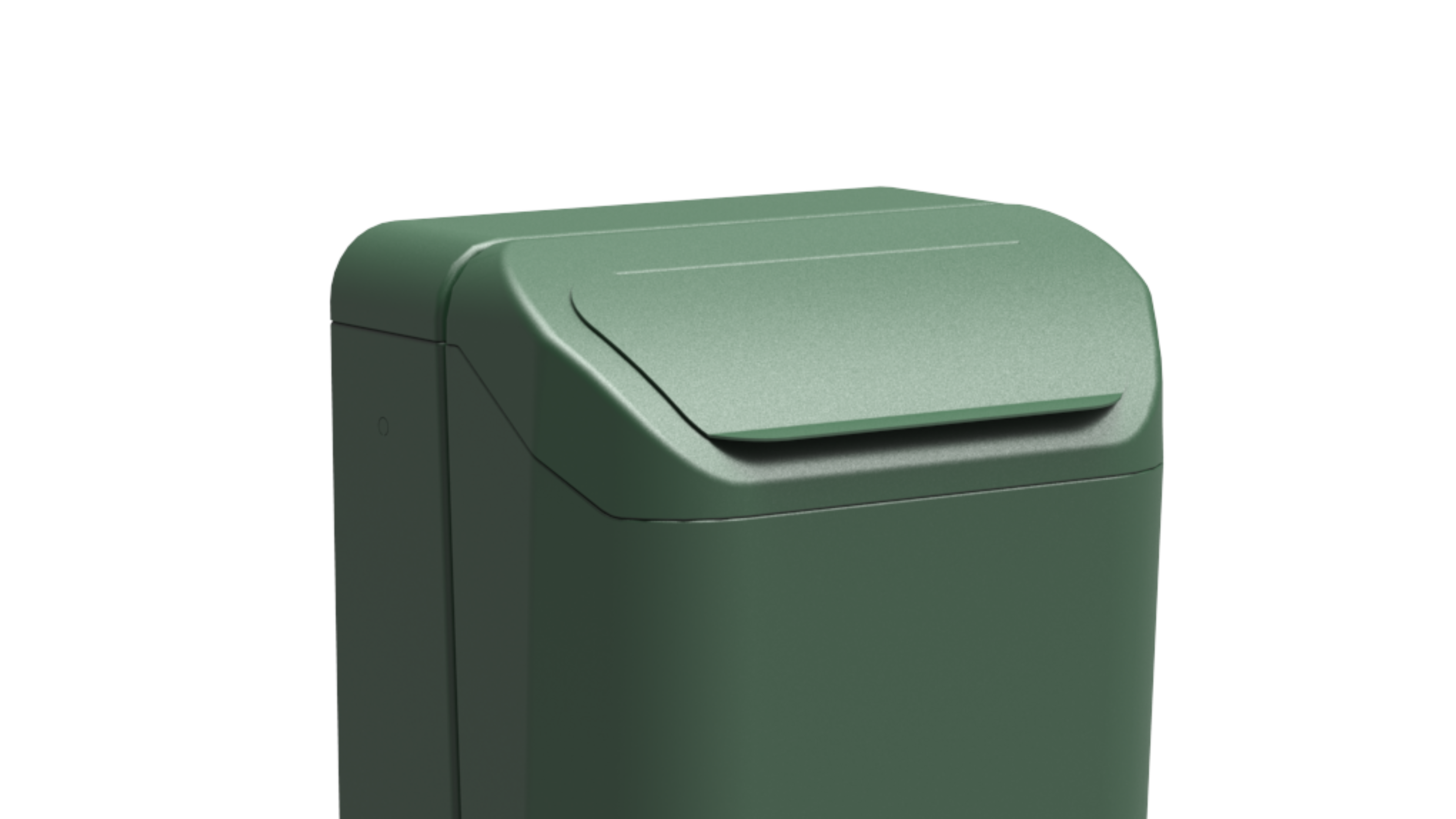 Dulce afvalbak met stank- en dierwerende klep