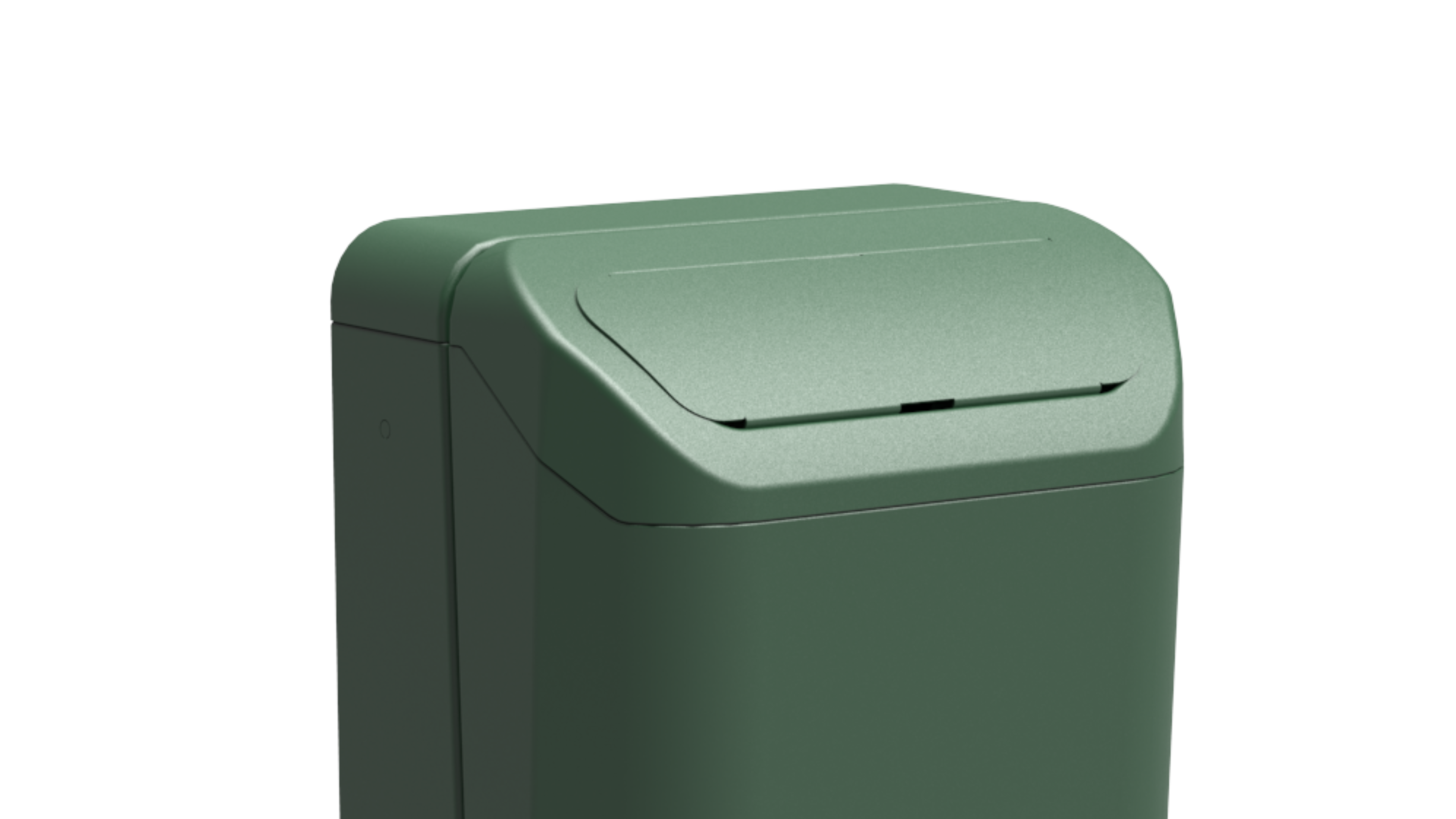 Dulce afvalbak met vuurwerkklep