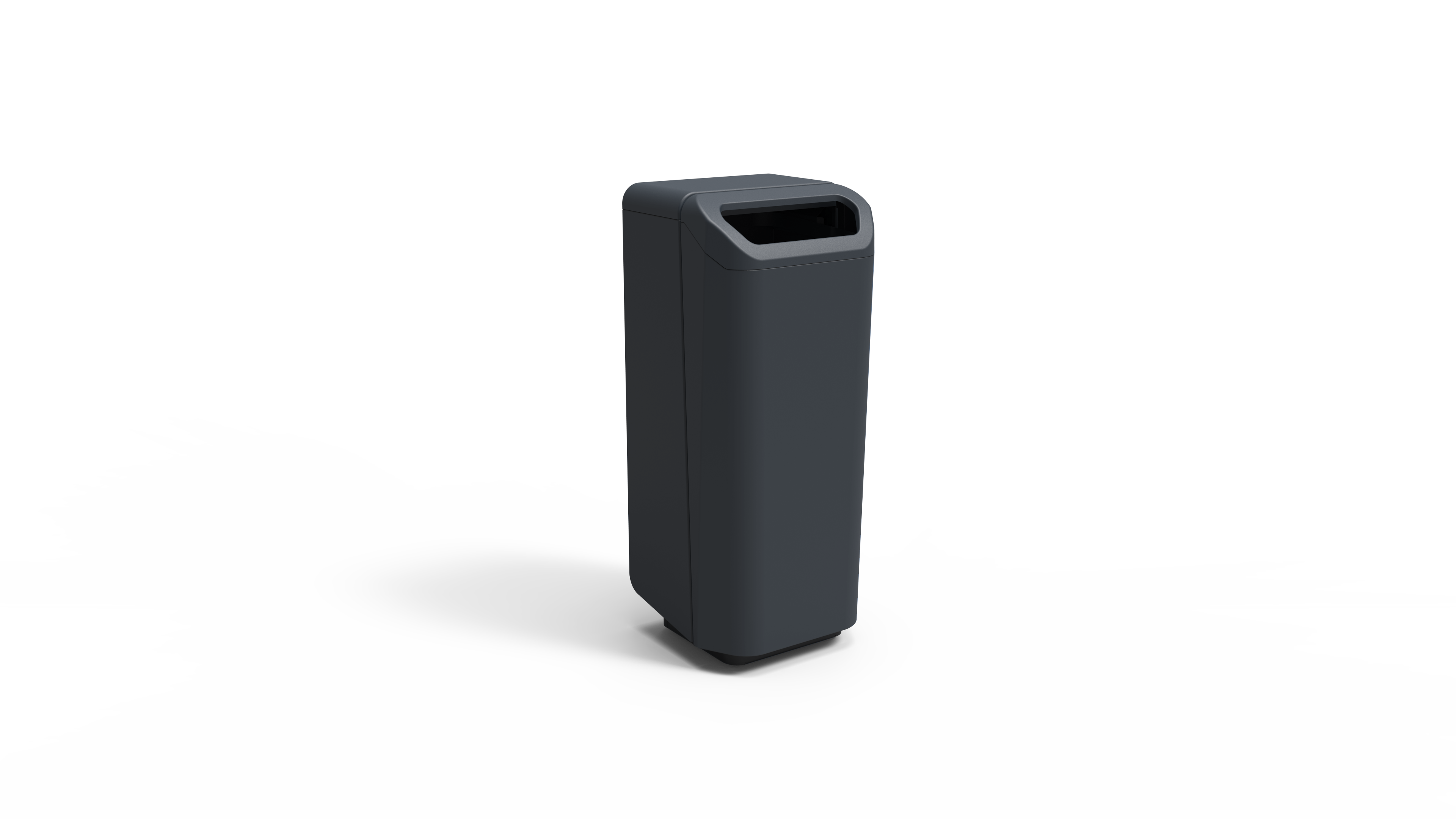 Afvalbak Dulce 100L op designvoet - RAL 7016