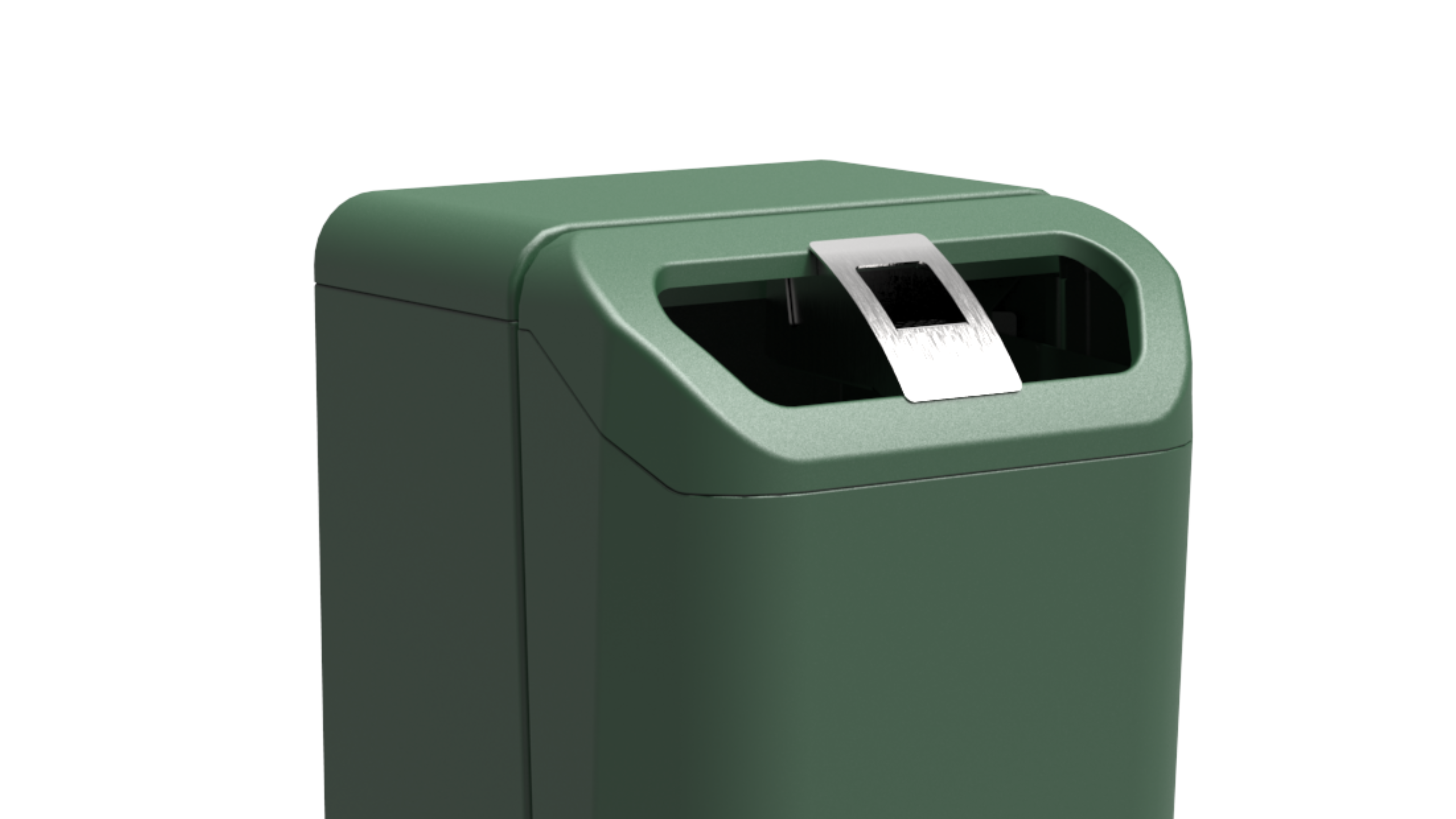 Dulce afvalbak 100L met asbak midden