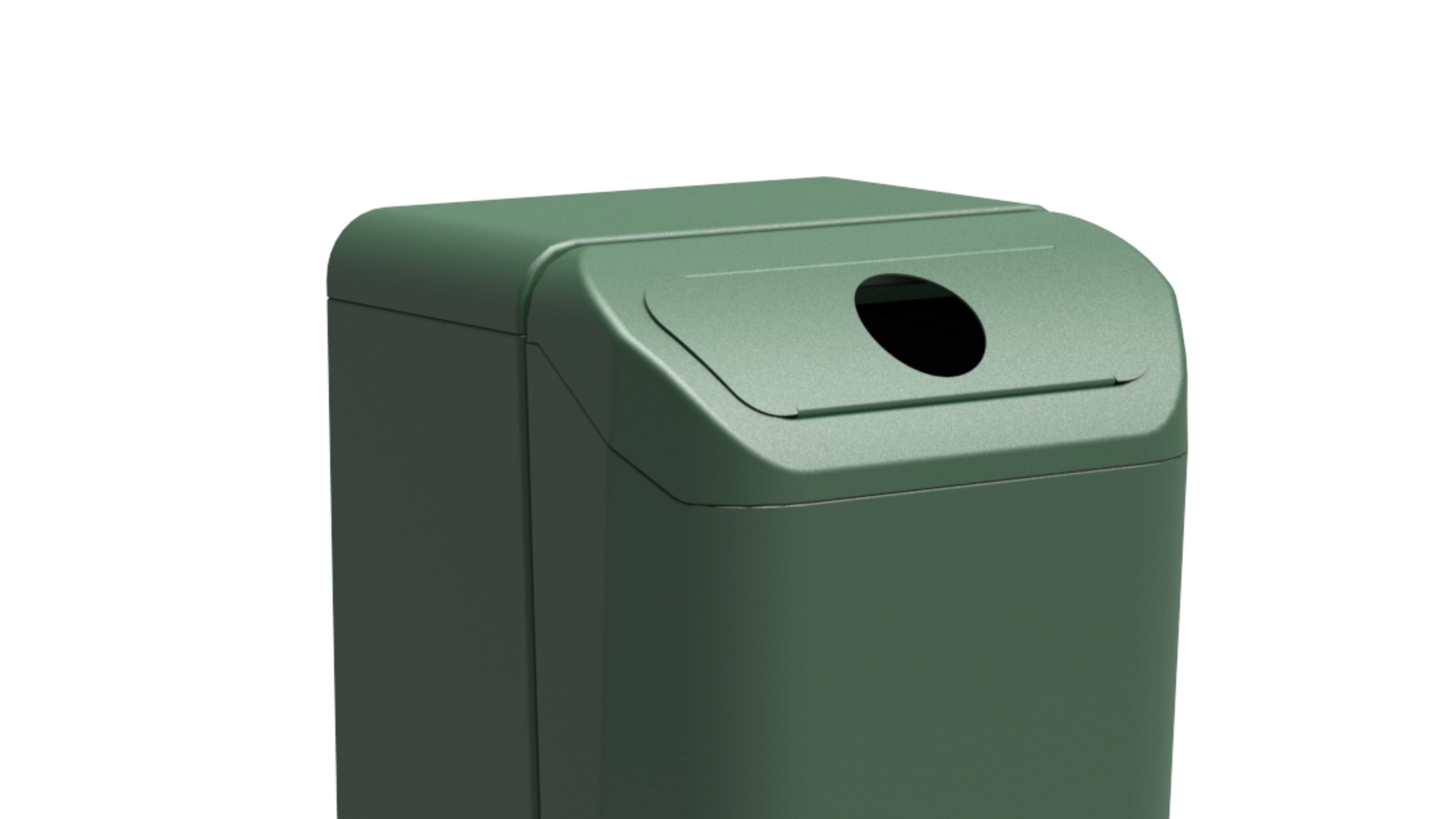 Dulce afvalbak 100L met insert inworpverkleiner