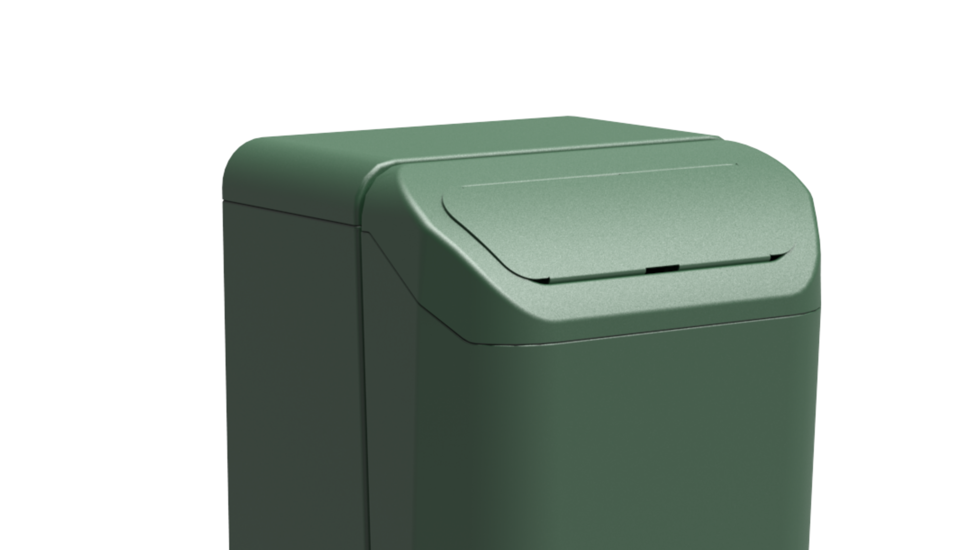 Dulce afvalbak 100L met vuurwerkklep