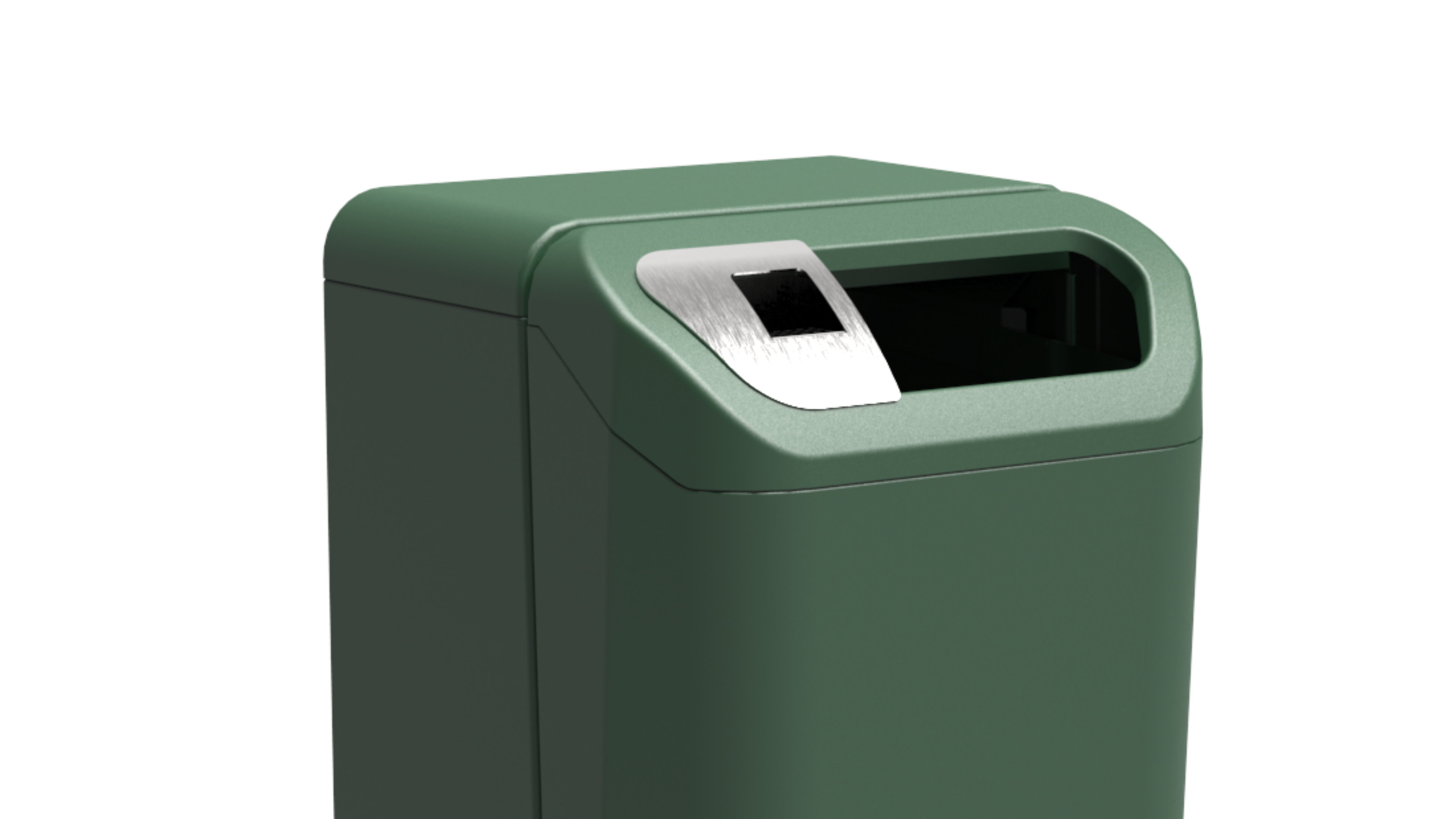 Dulce afvalbak 100L_met asbak links