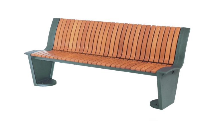 Buitenbank Rendez Vous enkelzits met rugleuning