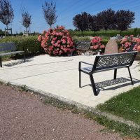 Buitenbank Optima laser cut