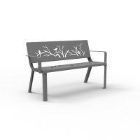 Buitenbank Optima laser cut