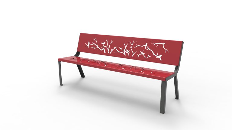 Buitenbank Optima laser cut