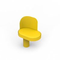 Arobase stoel met rugleuning Arobase stoel met rugleuning