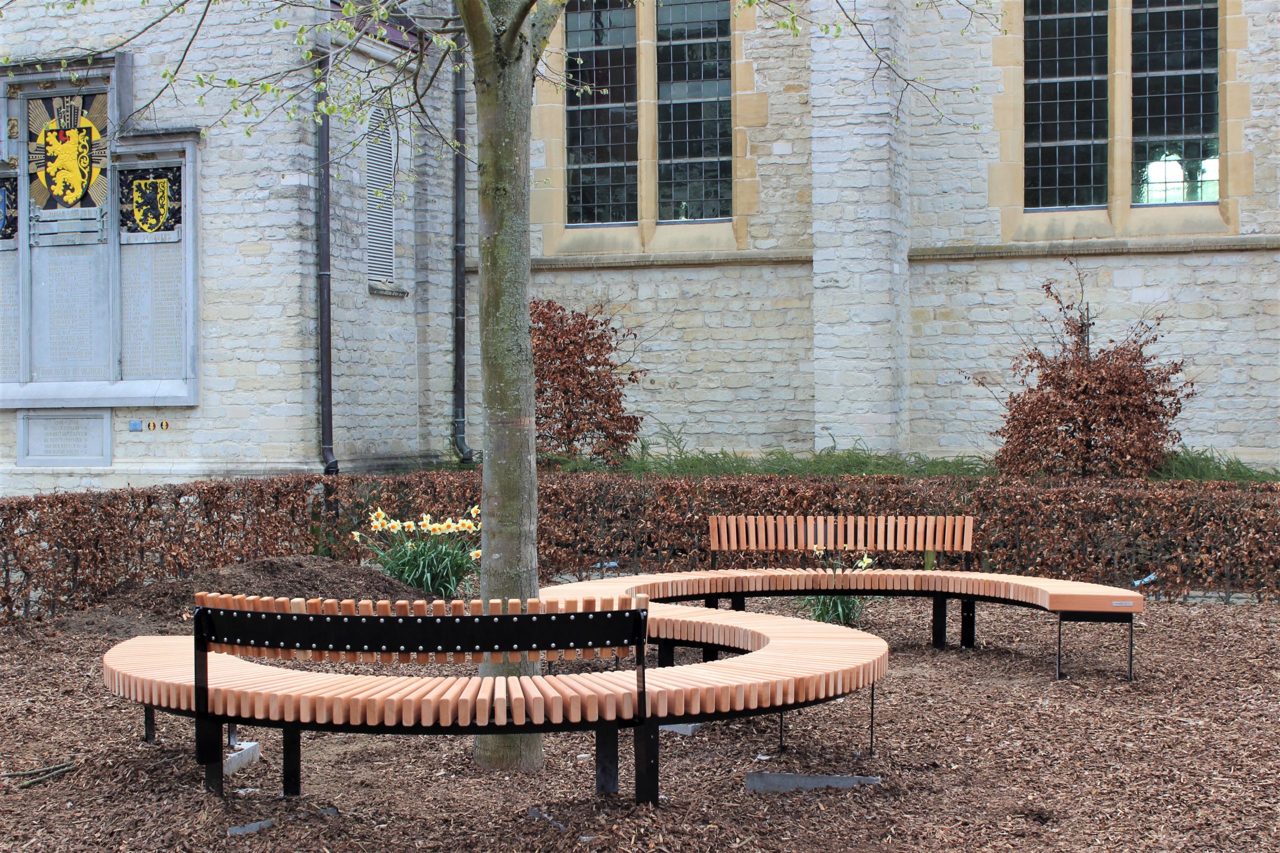 Buitenbank Affinité Affinité Modulair parkmeubilair