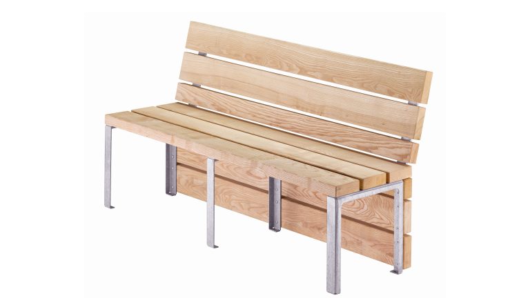 Buitenbank Link met rugleuning