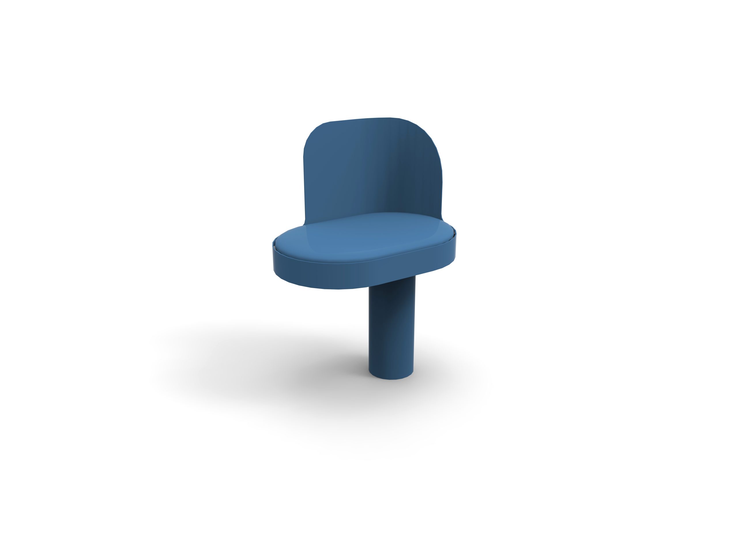 Buitenbank Arobase Buitenbank Arobase stoel met rugleuning