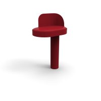 Buitenbank Arobase Buitenbank Arobase stoel met rugleuning