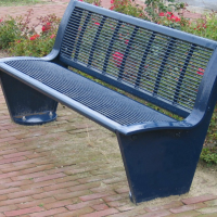 Buitenbank Rendez vous city met rugleuning