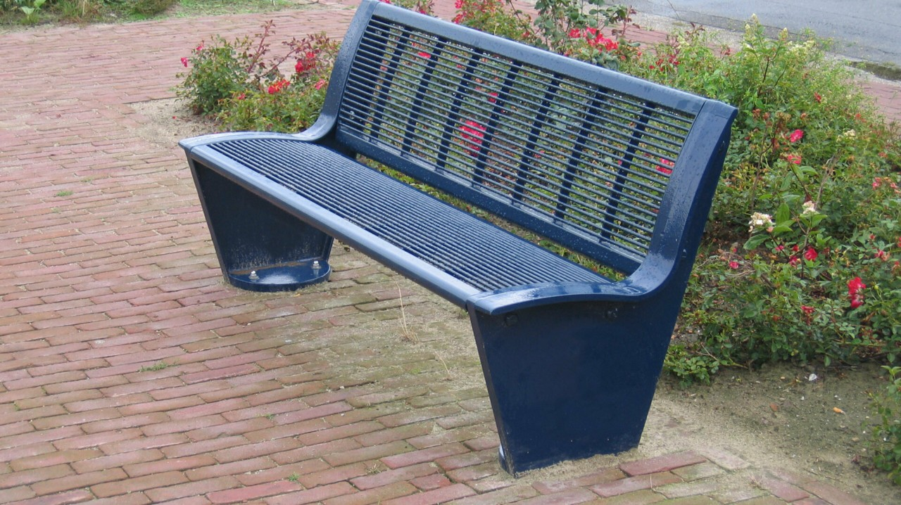 Buitenbank Rendez vous city met rugleuning