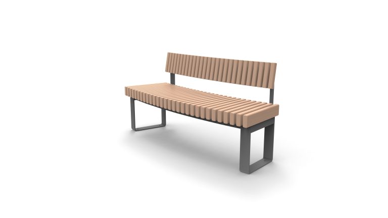 Buitenbank Affinité curved