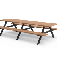 Picknicktafel 3000 zwart