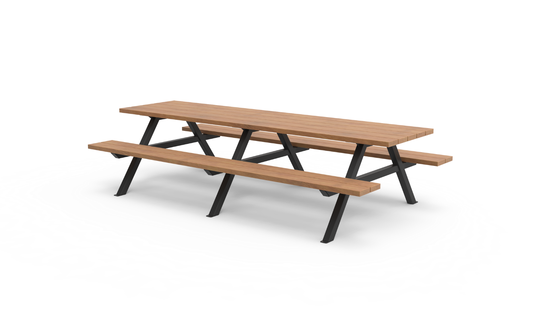 Picknicktafel 3000 zwart