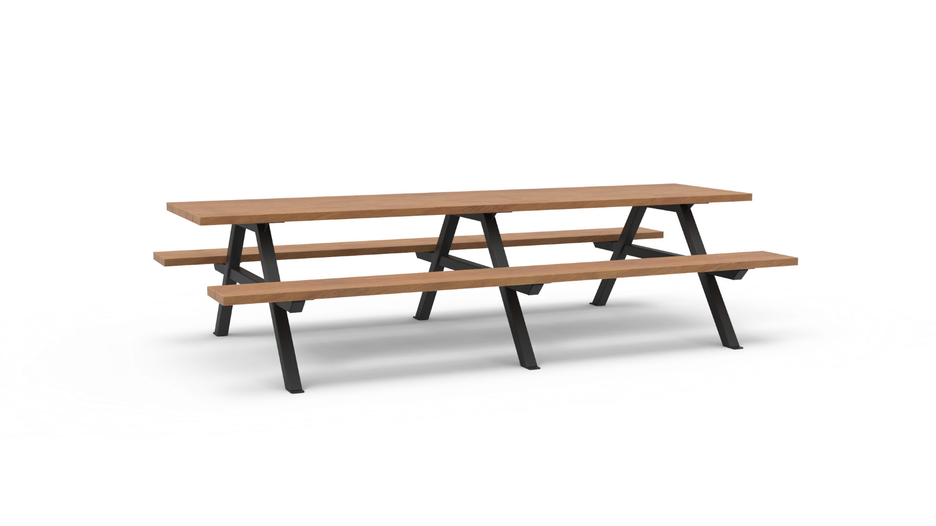Picknicktafel zwart