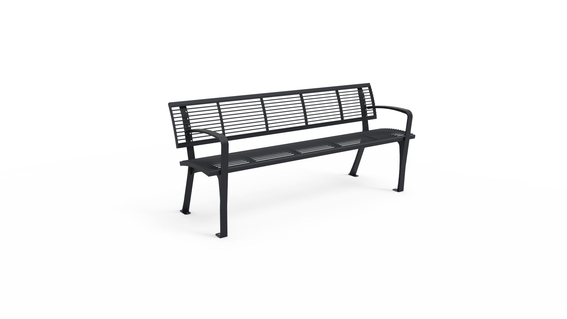 Buitenbank LATHS Comfort (staal) - Afbeelding 1