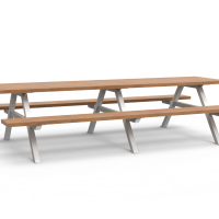 Picknicktafel grijs